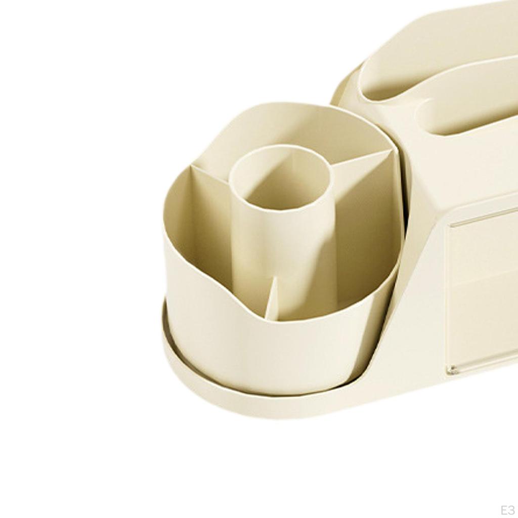 Desk Organizer 360° Rotation Jewelry Sorter Large Pencil Pen Holder Display Box for Home Mail