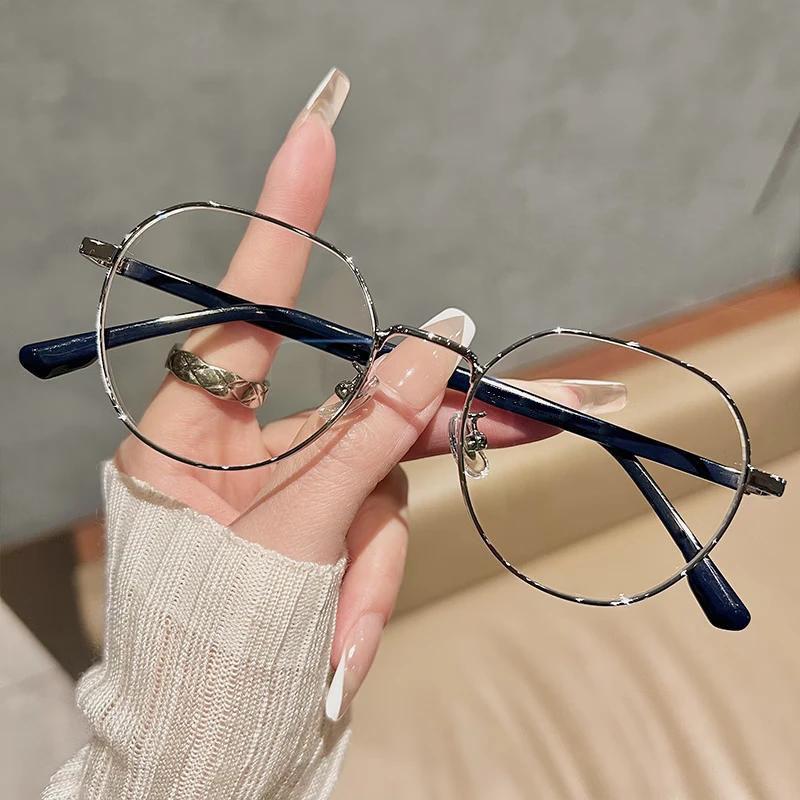 New Multilateral Myopia Glasses Frame For Women With Irregular Street Photography Anti-Blue Light Glasses Mh9055