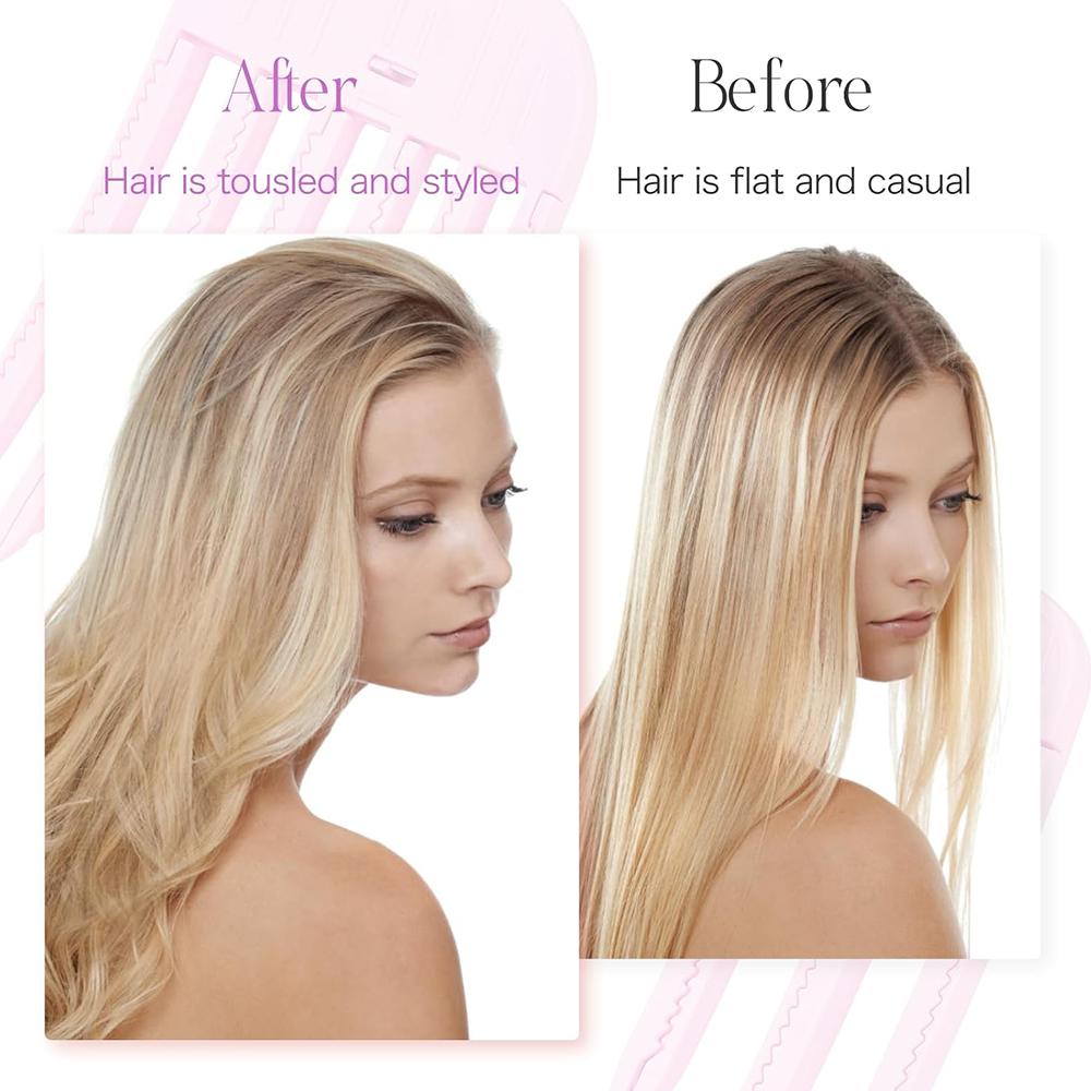 2pcs Wind Shaping Styling Comb for Fluffy Bangs No-Trace Hair Root Lifting Clips