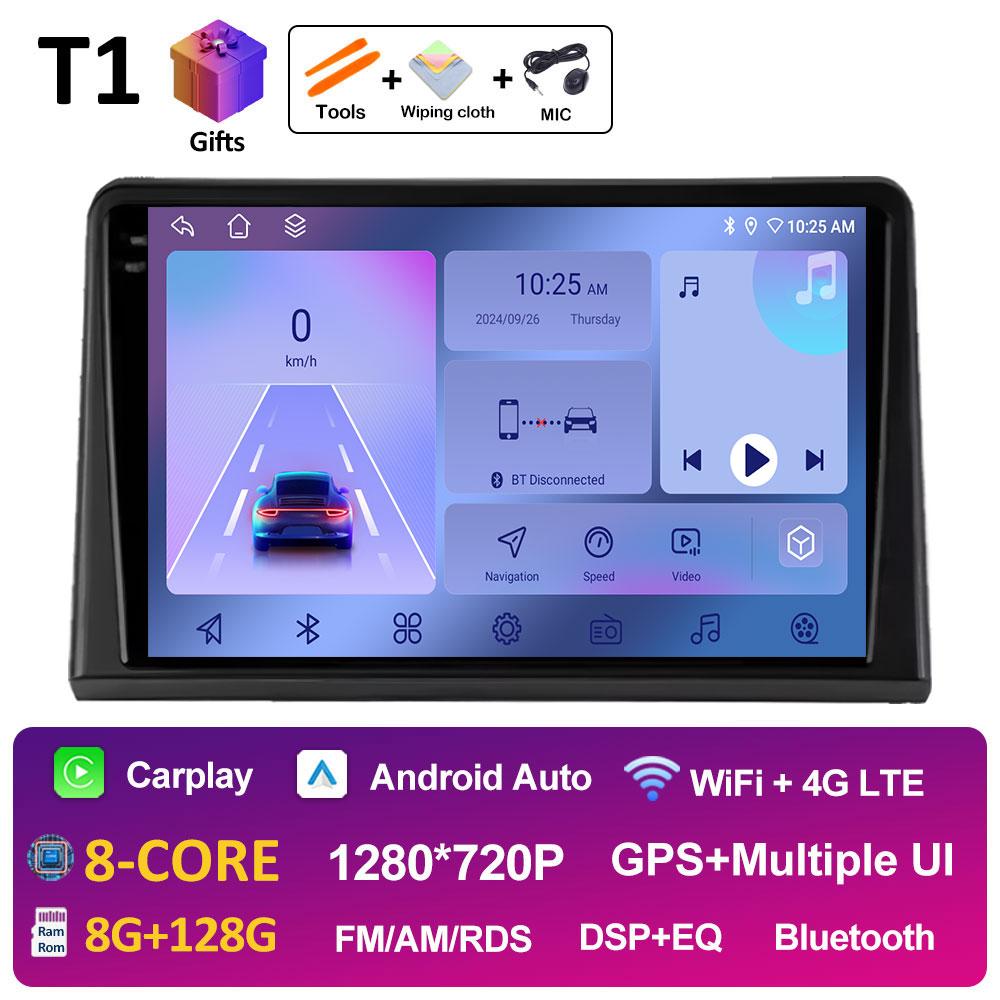 GPS Navigation Wireless Carplay For Renault Express 2021 2022 Android Auto WIFI Cooling Fan Bluetooth 2.5D Touch Screen No 2 Din