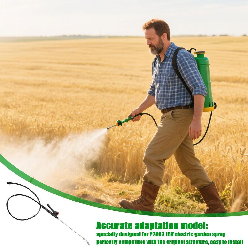 Sprayer Wand Stainless Steel Adjustable Nozzle Sprayer Rod Garden Water Jet Hose for Garden Watering Plants Watering Tool