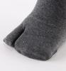 WIOIW Men's Two-Toe Tabi Socks, Cotton, for Sports, Commuting, and School, Set of 4