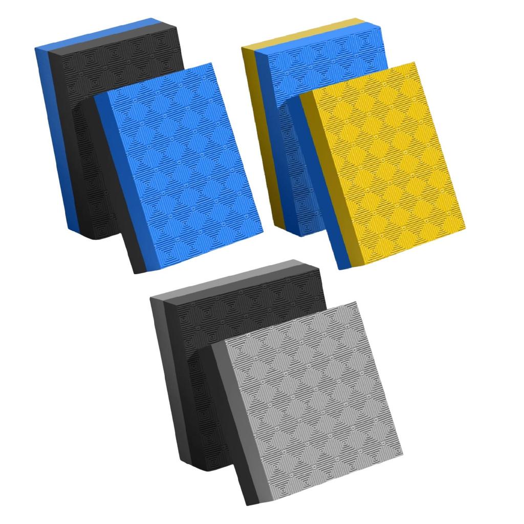 2x Tapis d'amortissement pour haltérophilie Tapis silencieux Intérieur Extérieur Antichoc Protection de sol pour Club Entraînement Barre Haltère Salle de sport Maison