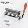 ZONESUN 800 6" inch Manual Leather Tools Skiver Peel DIY Shovel Skin Machine Vegetable Tanned Splitter Knife Peeler Cutter