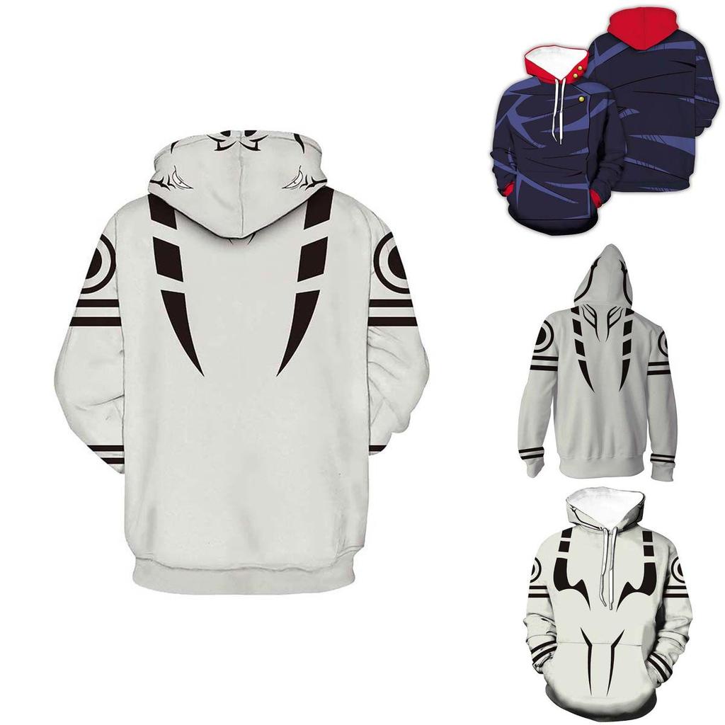 Stylish Jujutsu Kaisen Hoodies For Men Featuring Vibrant 3d Printed Design