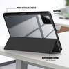 For Xiaomi Pad 6S Pro 12.4 Case Tri-fold Stand PU Leather Tablet Cover with Pen Slot
