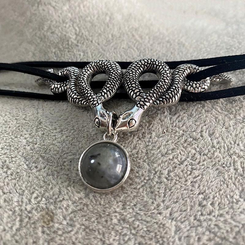Gothic Style Snake Necklace Jewelry