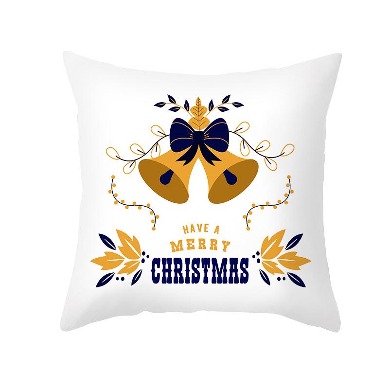 New Nordic Print Christmas Pillow Cover Cartoon Christmas Series Sofa Cushion Cover Home