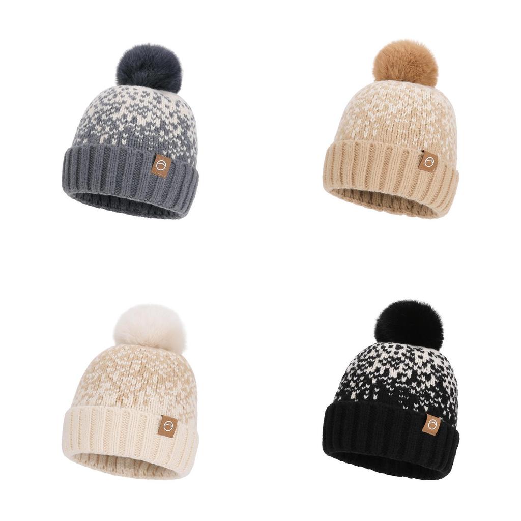 Knitted Winter Beanie Hat For Women With Fleece Lining And Ear Warmers For Outdoor Casual Wear