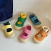 Baby toddler shoes baby shoes 2025 summer new girls square mouth canvas shoes soft sole men's Korean version casual shoes