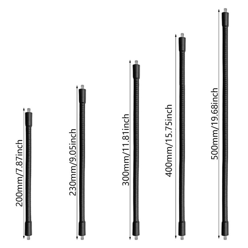 1/4Inch Male Screws Extension Rod for Live Streaming Phone Tablets Bracket Stand Metal Hose