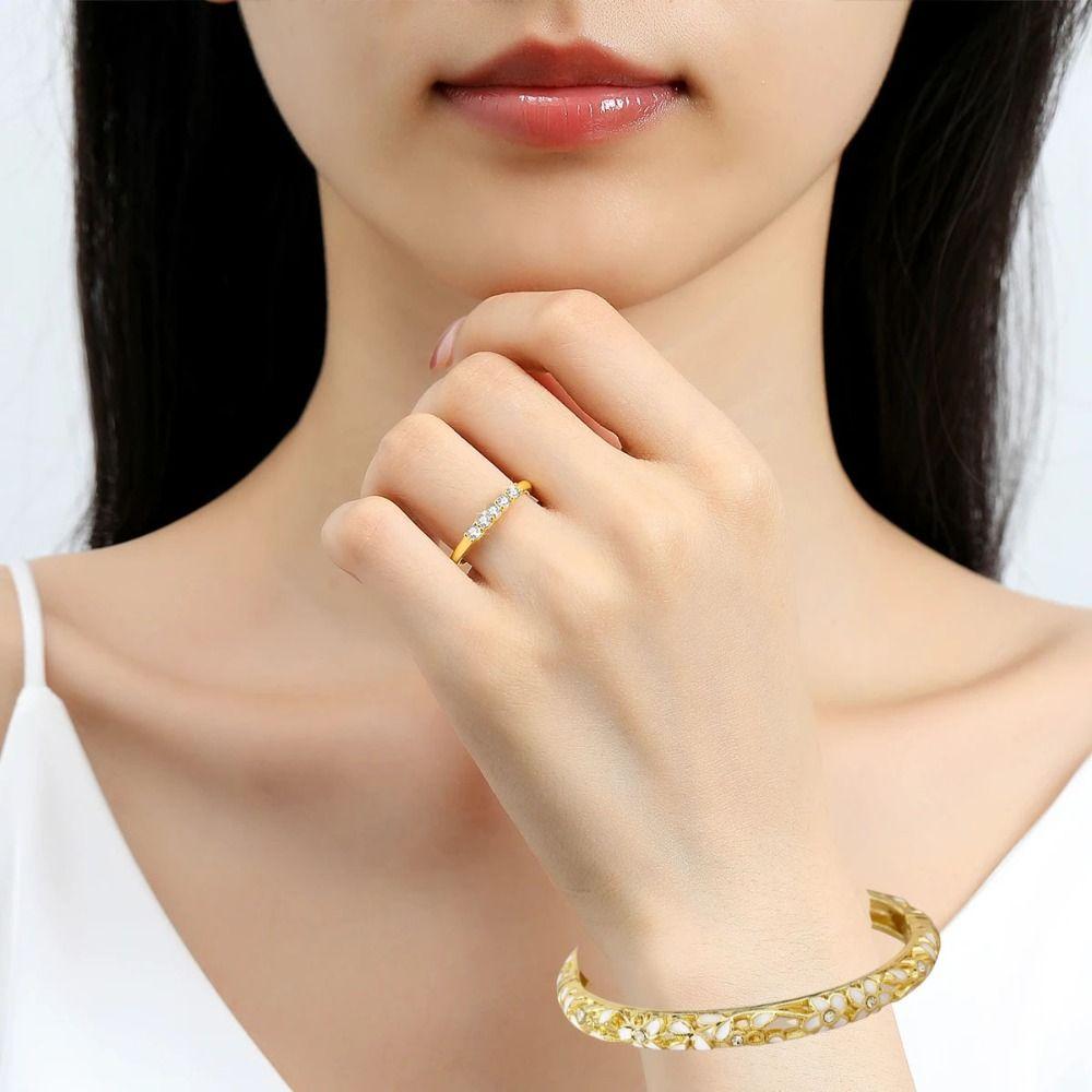 Chinese Vintage Cloisonne Bangle Traditional Women's Hand Bracelet  Jewelry Gifts