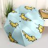 1pc Puppy Summer Swimming Automatic Open/Close Umbrella - Compact Travel Umbrella, 8-Rib Heavy-Duty Construction, Ideal Gift, Outdoor Access