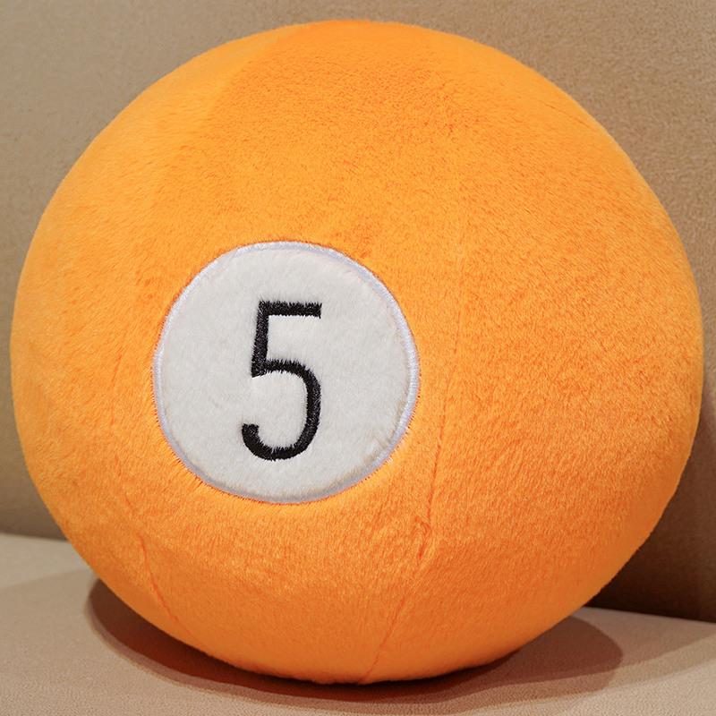 20 cm Simulation Billard Peluche Jouet Billard Peluche Oreiller Doux Mignon Créatif Ballon Sports Poupée en Peluche Pour Garçon Cadeau d'Anniversaire 20cm