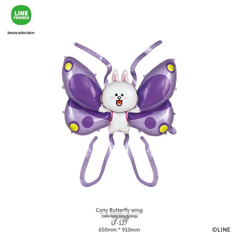 Colorful Children's Angel Wings Inflatable Butterfly Balloons for Night Market and Street Stall Decoration