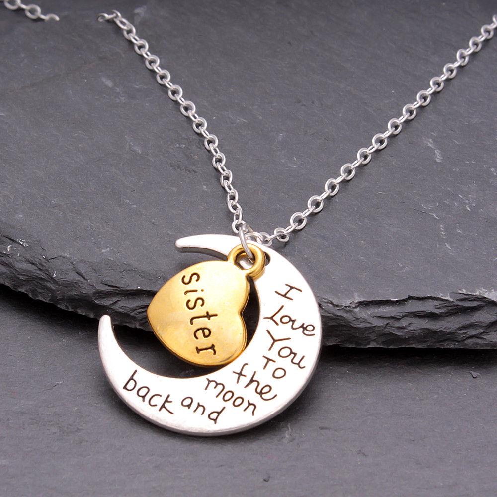 Pendant Family Valentine S Day Heart Sun Moon Necklace Men Women Buy From 10 On Joom E Commerce Platform