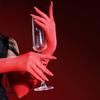 Glossy Black Silk Stockings And Gloves For Women, Sexy And Sensual, Silky And Oily