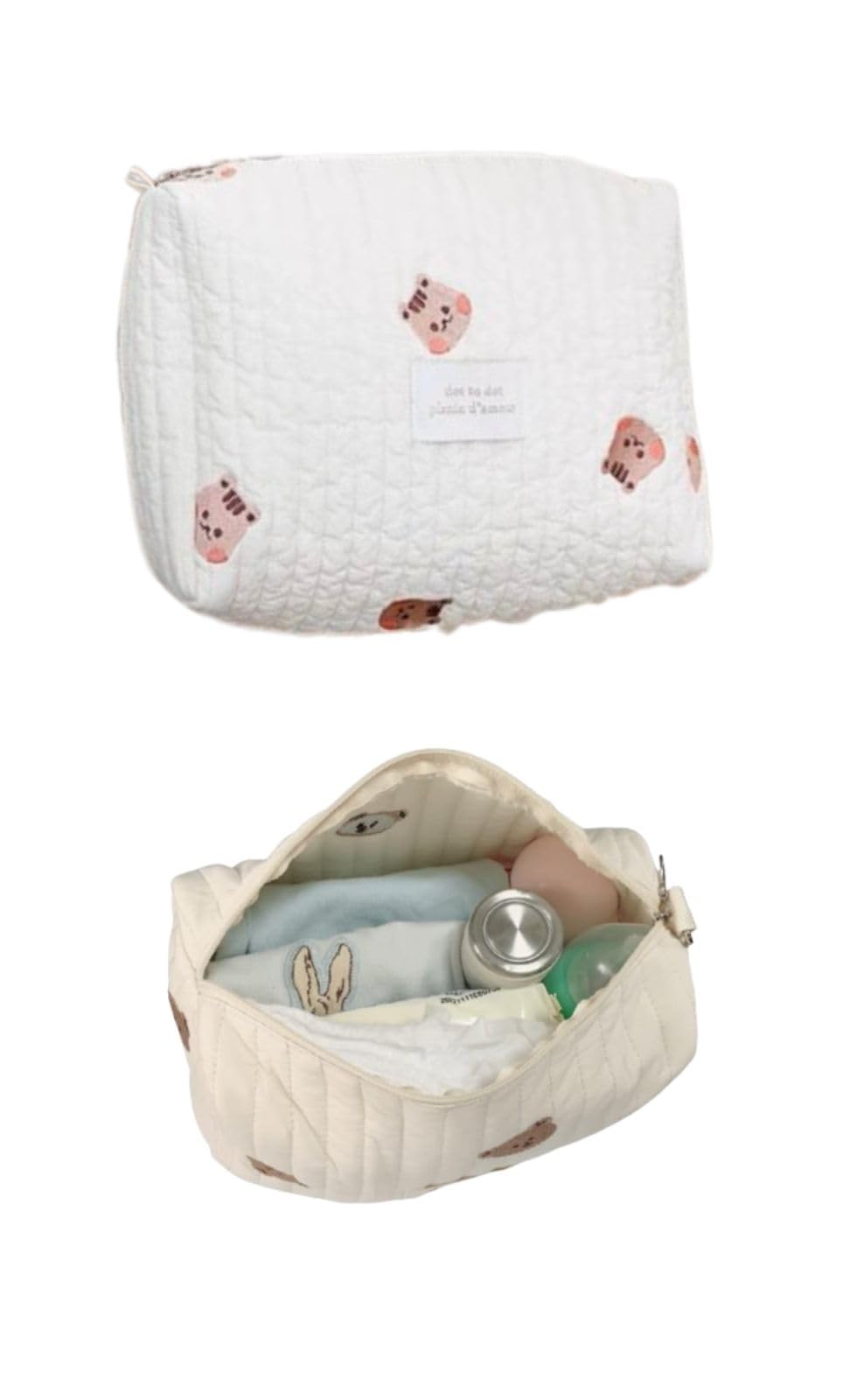 

TraEn230 Baby Bottle Baby Bottle Baby Wipe Milk and Mug Pouch Pouch, Case, Bag, Case, Warmer, (Squirrel Pattern)