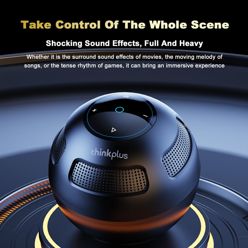 Głośnik bezprzewodowy TS5 BT 5.3 Głośnik HighClear z głośnym dźwiękiem stereo i mocnym basem Mały