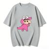 Crayon Shinchan Süßes Cartoon T-Shirt Partnerkleidung Familien-Matching-T-Shirt Sommerlich Lässig Kurzarm Baumwoll-Oberteil Mode Streetwear