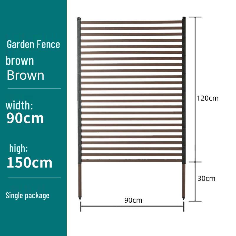 Outdoor Garden Courtyard Picket Fence & Climbing Frame