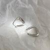 Korean Retro Cold Aesthetic Ear Cuff & Stud Earrings for Women - Chic, High-End Style