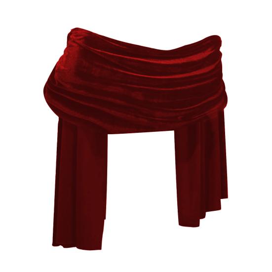 Women Velvet Shawl Wraps Solid Color Lady Style Gown Dress Shawl Wraps Evening Dresses Weddings Shawl