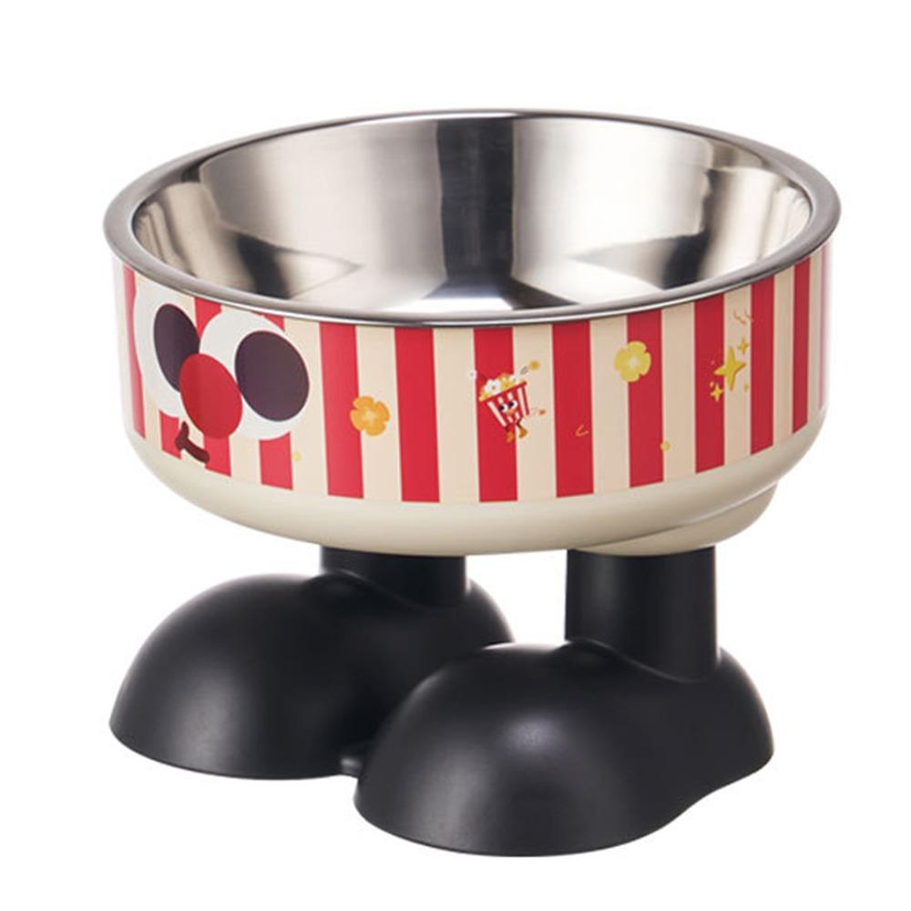 

High-legged Cute Cat Food Bowl Non-Slip Puppy Water Feeder Portable Pet Feeding Bowl Pet Supplies Style 1