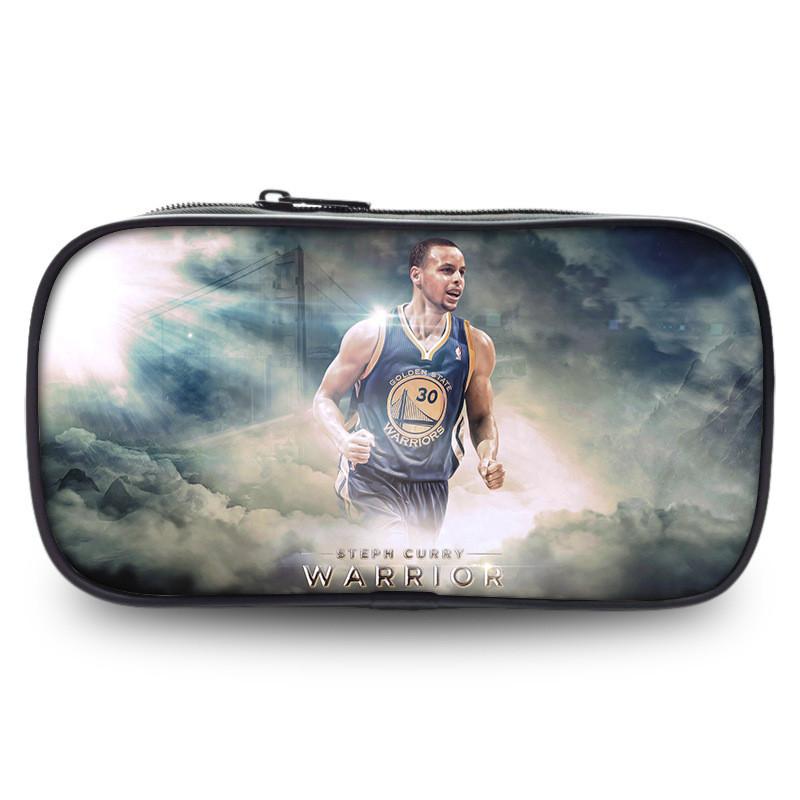 Trousse NBA Allstar Sac de Rangement Grande Capacité en Nylon pour Étudiants et Usage de Bureau