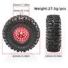 Remote Control Model Rubber Car Supplies Beadlock Wheel Mud Terrain Tires Set Wheel Tires Detachable Fine Car Parts