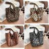 Borsa Tote in Lana da Donna con Chiusura Magnetica per Uso Quotidiano Casual