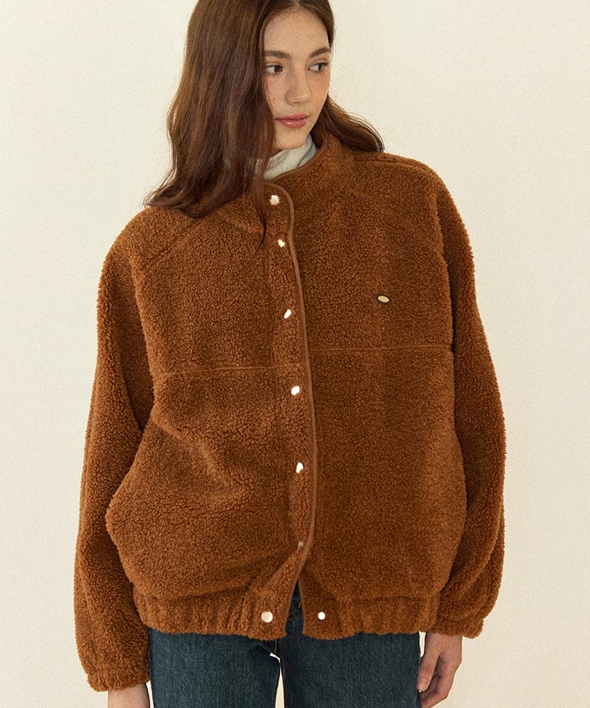 Ourhope Shearling Comfy Fleece Jacket - Brown