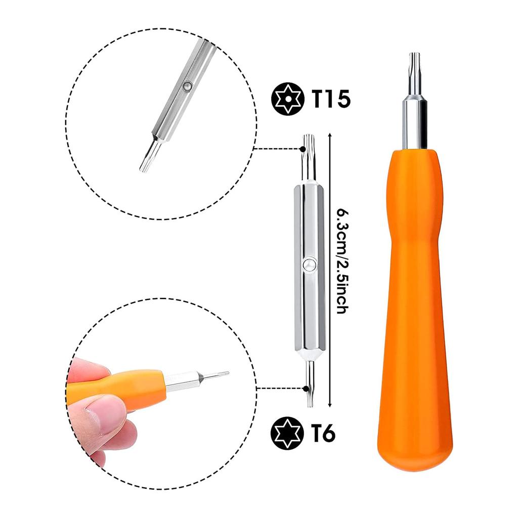 Ring Doorbell Screwdriver Replacement Double-Ended Torx Screwdriver Bit Set for Video Doorbell Ring Doorbell Security