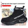 Men's Spring Steel Toe Safety Shoes - Anti-Smash & Anti-Puncture, Comfortable Fit, European Standard.