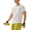 Li-Ning Fitness Series Logo Moisture-Wicking Quick-Dry Short Sleeve T-Shirt Men Tops Off-White ATSU417-2