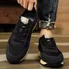 2025 Fashion Men's Sneakers Comfortable Ice Silk Breathable Height-increasing Platform Shoes Outdoor Soft Non-slip Casual Shoes