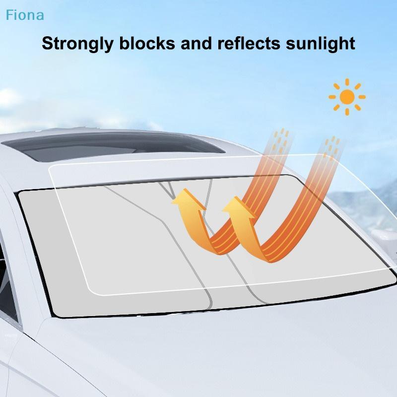 Foldable Gradient Car Windshield Sunshade,UV Protection Heat Insulation Sun Shade,Front Window Cover for Cars,SUVs,Trucks