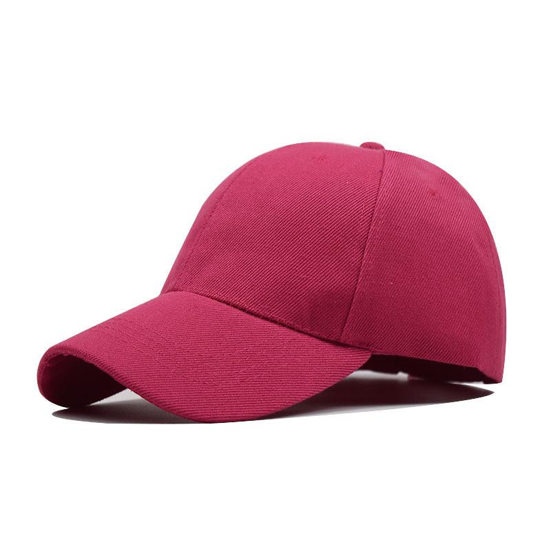 Duck Tongue Hat Sunshade Hat Solid Color Baseball Hat Polyester Cap Breathable