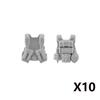 Military Weapons Accessories Building Blocks Russian Special Forces AK Rifles Tactical Bulletproof Vests Equipments Bricks Toys