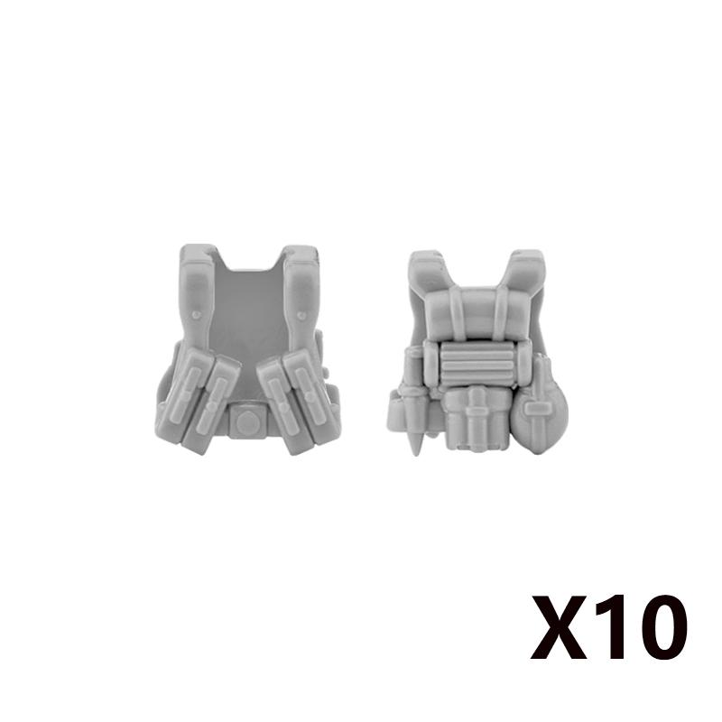 Military Weapons Accessories Building Blocks Russian Special Forces AK Rifles Tactical Bulletproof Vests Equipments Bricks Toys