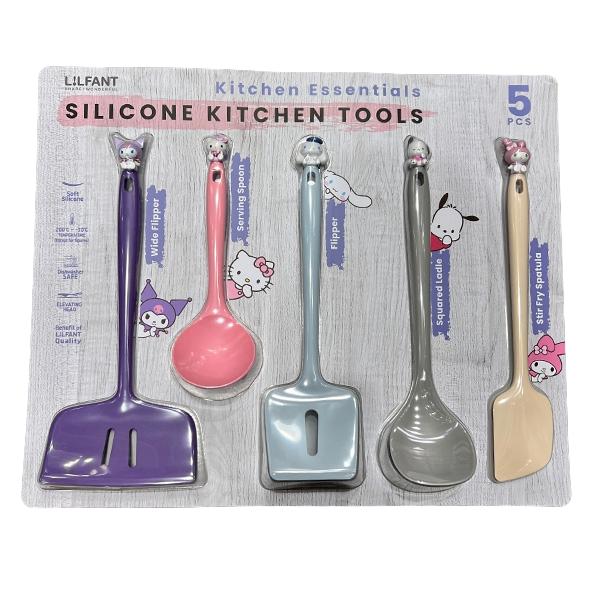 Sanrio Figure Silicone Cooking Tools 5P One thing