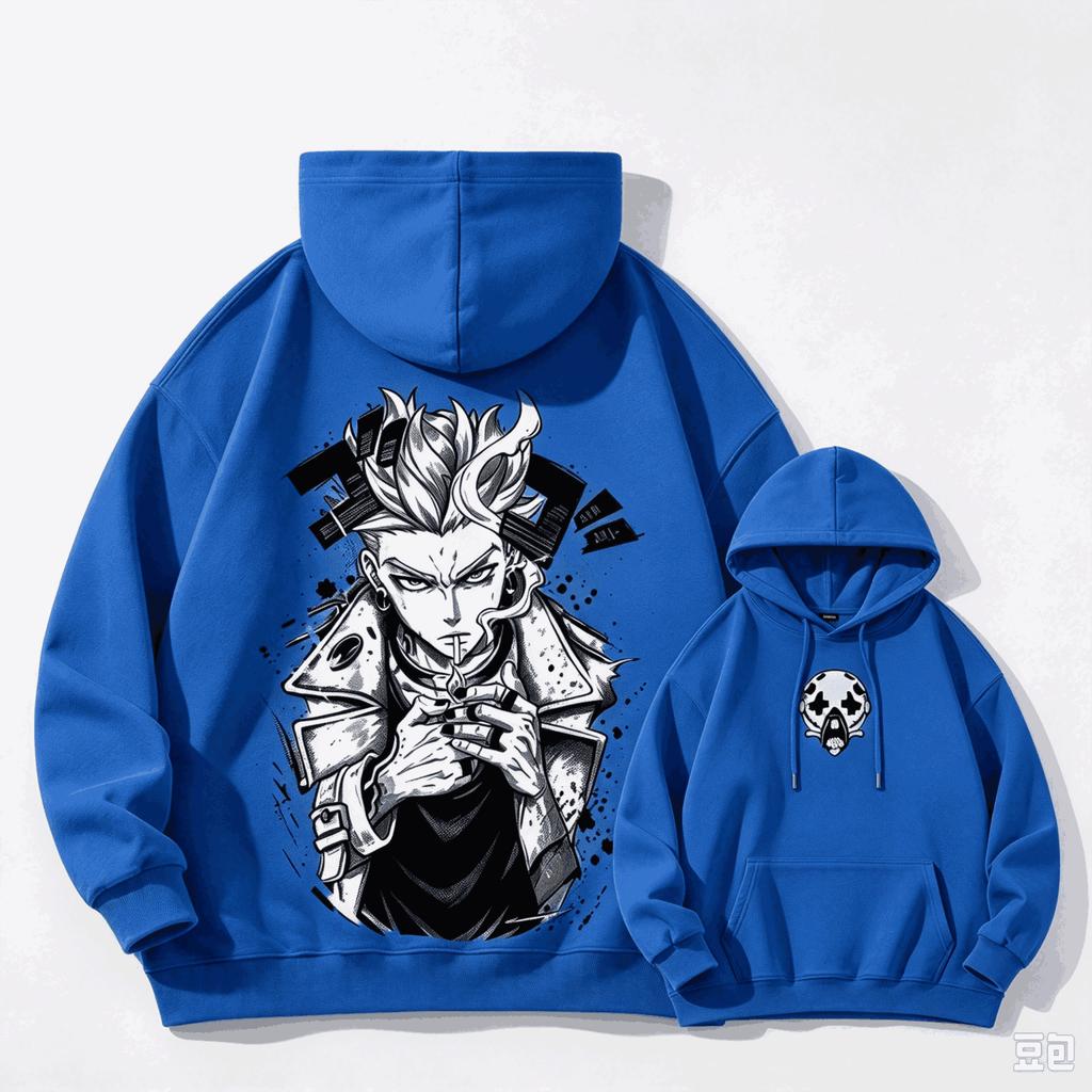Dr Stone Senku Ishigami Graphic Hoodie Unisex Casual Pullover Sweatshirt Anime Fans Long Sleeve Loose Streetwear Hooded Tops Men Women