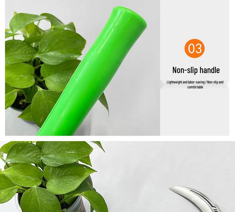 Stainless Steel Agricultural Sickle: Grass & Vegetable Cutter, Fishing & Wild Use, Manganese Steel, Sharp Knife Tool.
