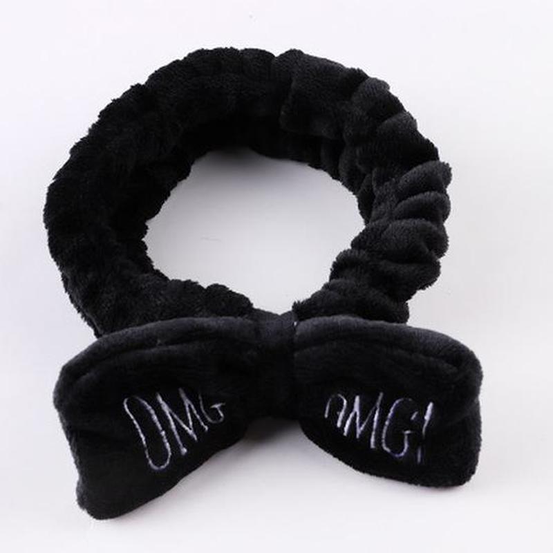 1PC Women's Butterfly Bow Hair Band Fashion OMG Letters Wash Headband Girls Headwear Hairbands