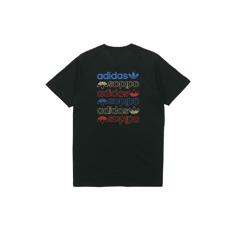 adidas originals Trefoil Tee Ref/Met 'Black' Fs7346 Men's