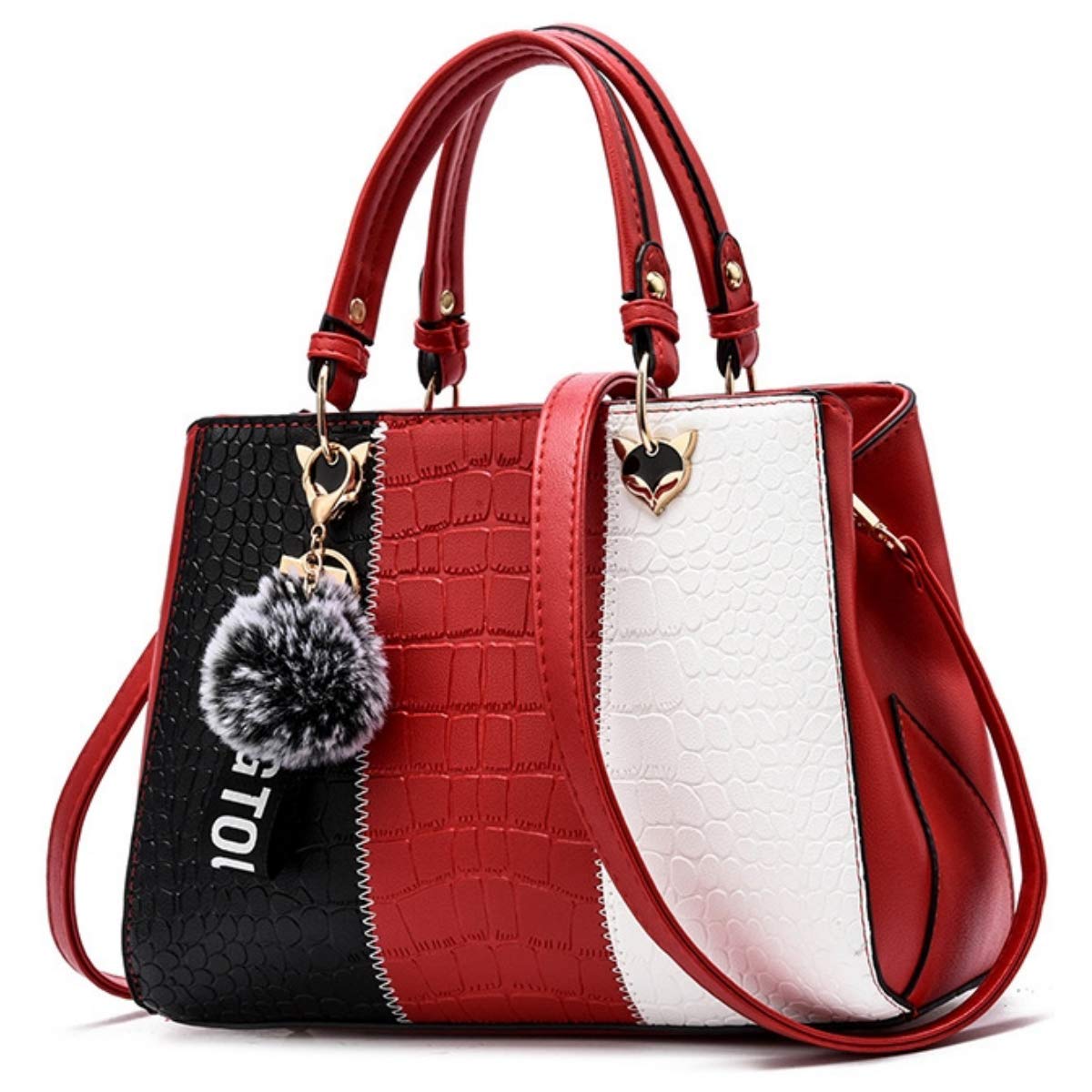 

handbag for popular crossbody shoulder for spring and summer [Lopis] 2-way women, bag, lightweight, PU, cute, bag, stylish, (Red C)