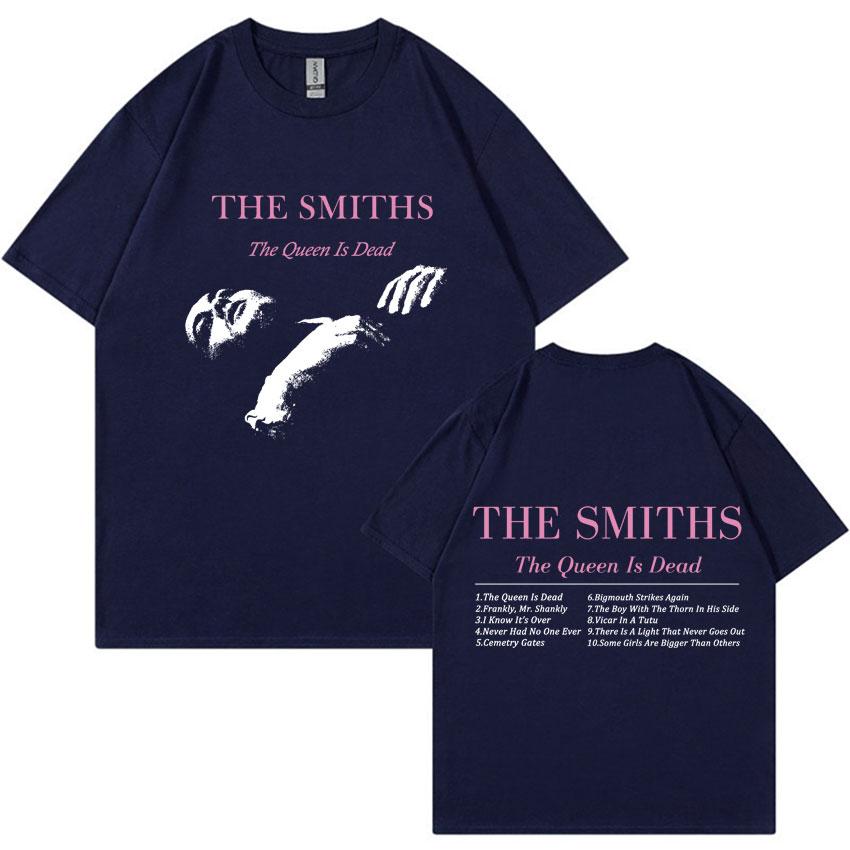 The Smiths The Queen Is Dead Morrissey Print Oversized Tshirt Fashion Punk Rock Band Tshirts Streetwear Unisex Comfort T Shrit