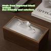 Minimalist Wood Napkin Box Elegant Creative Paper Towel Holder Decorative High-end Quality Paper Box Hotel Use