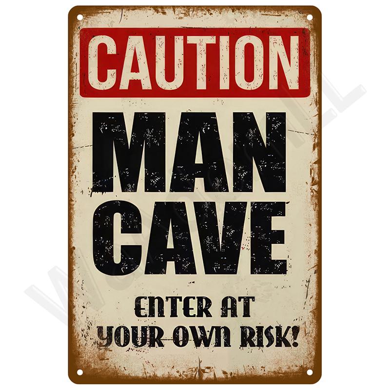 Retro Tin Signs - Luxury Metal Vintage Posters Art Wall Decor for Home/Living Room/Bar