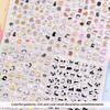 Cute Small Sticker for Kids & Adults, Reusable Tiny Sticker for Scrapbooking Puffier Sticker Sheets Decorative Sticker